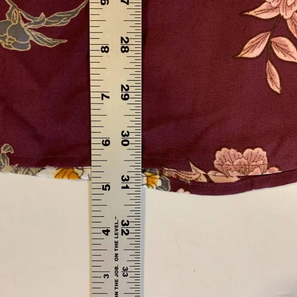 Ali & Jay Women's Jade‎ Slit Shoulder Long Sleeve Floral Mini Dress Size M NWT - Picture 15 of 15